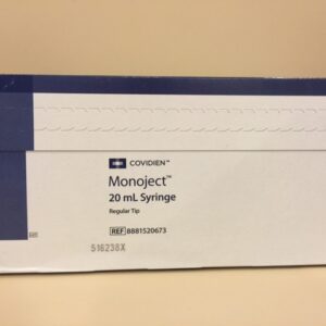 Syringe 20 ml, box of 50