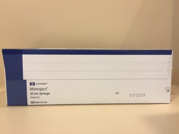 Syringe 35 ml, box of 30