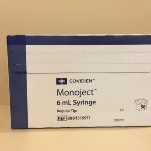 Syringe 6 ml, box of 50